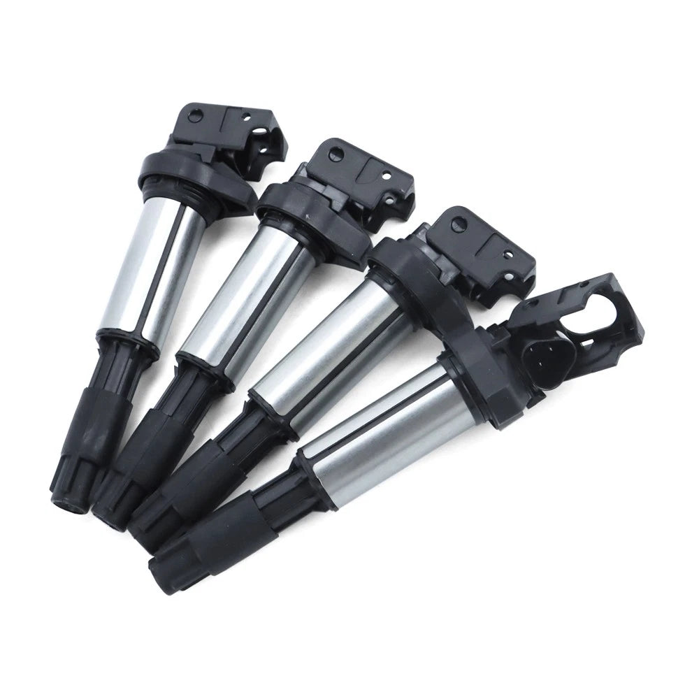 Set of 4 Ignition Coils for BMW E46 E53 E83 E90 (2001–2014) 323i 325i 525i X3 2.5/3.0L