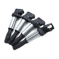 Set of 4 Ignition Coils for BMW E46 E53 E83 E90 (2001–2014) 323i 325i 525i X3 2.5/3.0L