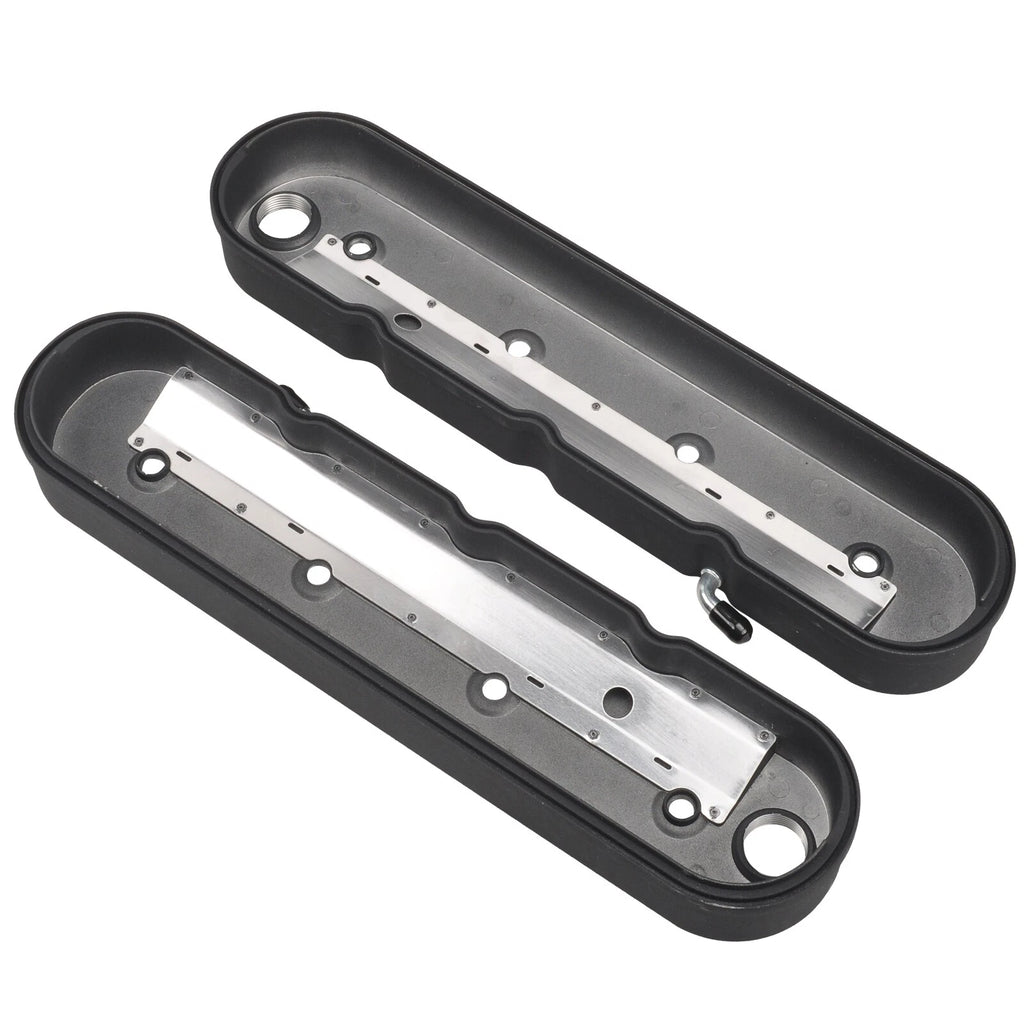 LS Smooth Cast Valve Covers with Coil Mounts for Chevy Small Block SB V8