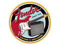 Vintage Replica Tin Metal Sign for Fender Electric Guitar Amplifiers (1858)