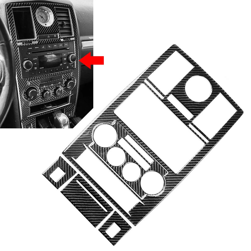 Center Console Climate Control CD Panel Cover Trim for Chrysler 300 (2008–2010)