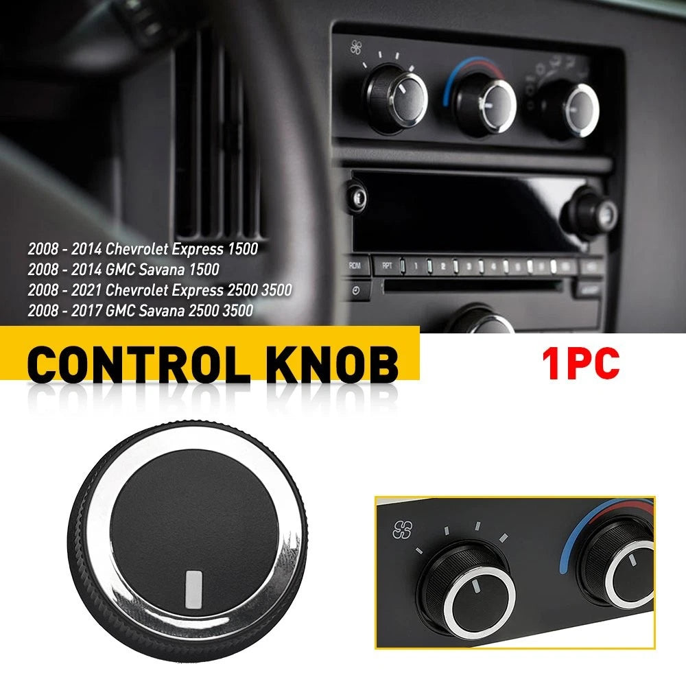 Heater A/C Temp Control Knob for Savana Express Van (2008–2017)