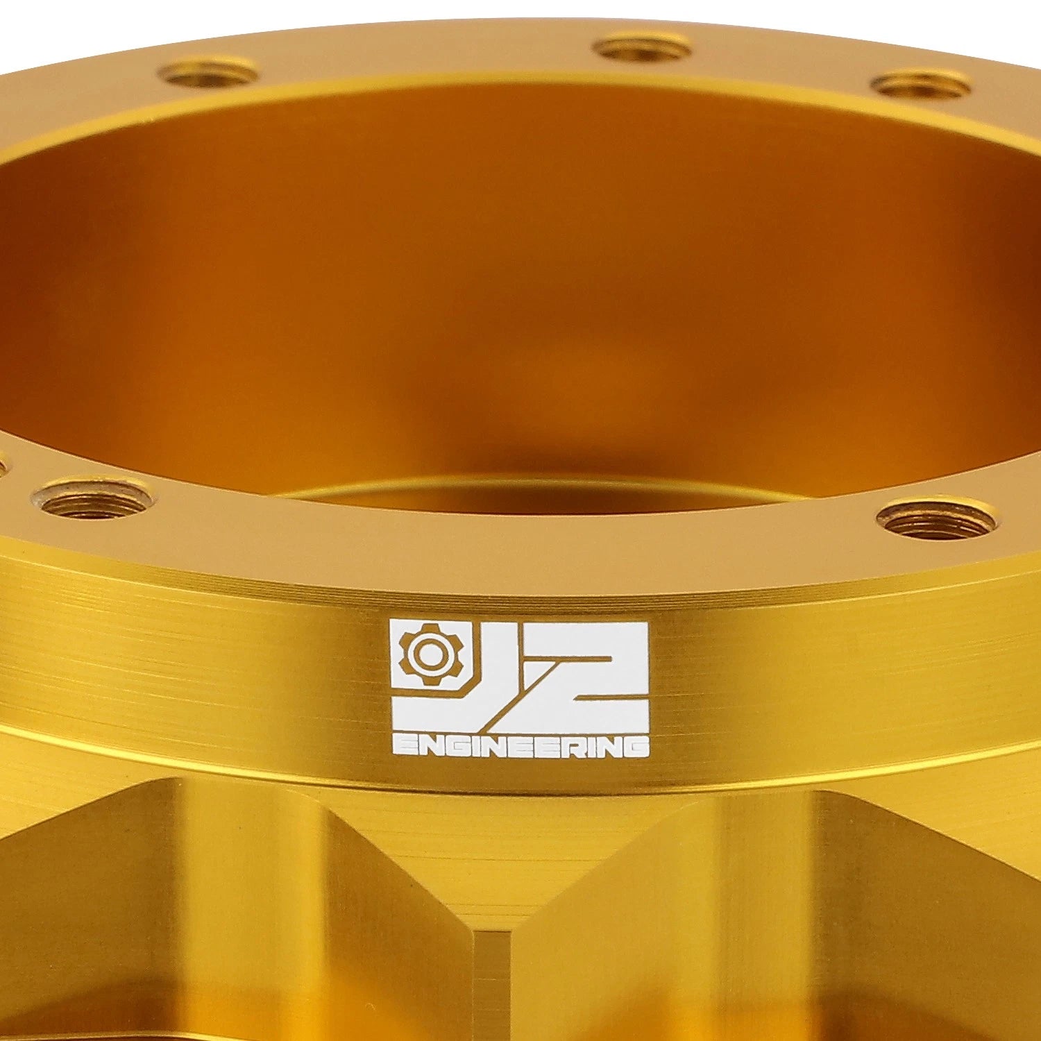 J2 6-Bolt Hub Adapter for Ford Fairlane Mustang (1965–1969) Gold Aluminum
