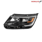 LED DRL Headlights for Ford Explorer Sport (2016–2018) Black Housing