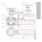 8pc Front Suspension Kit for Chevrolet Blazer, GMC Jimmy (1995–2005)