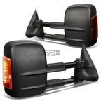 Set of 2 Power Heated LED Signal Tow Mirrors for Silverado/Sierra (1999–2002)