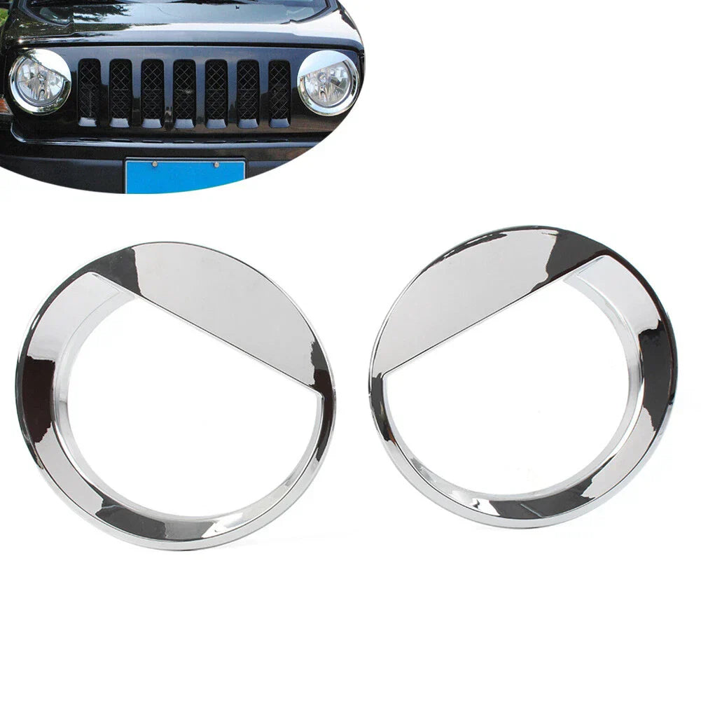 Angry Bird Style Headlight Covers for Jeep Patriot (2011-2017)