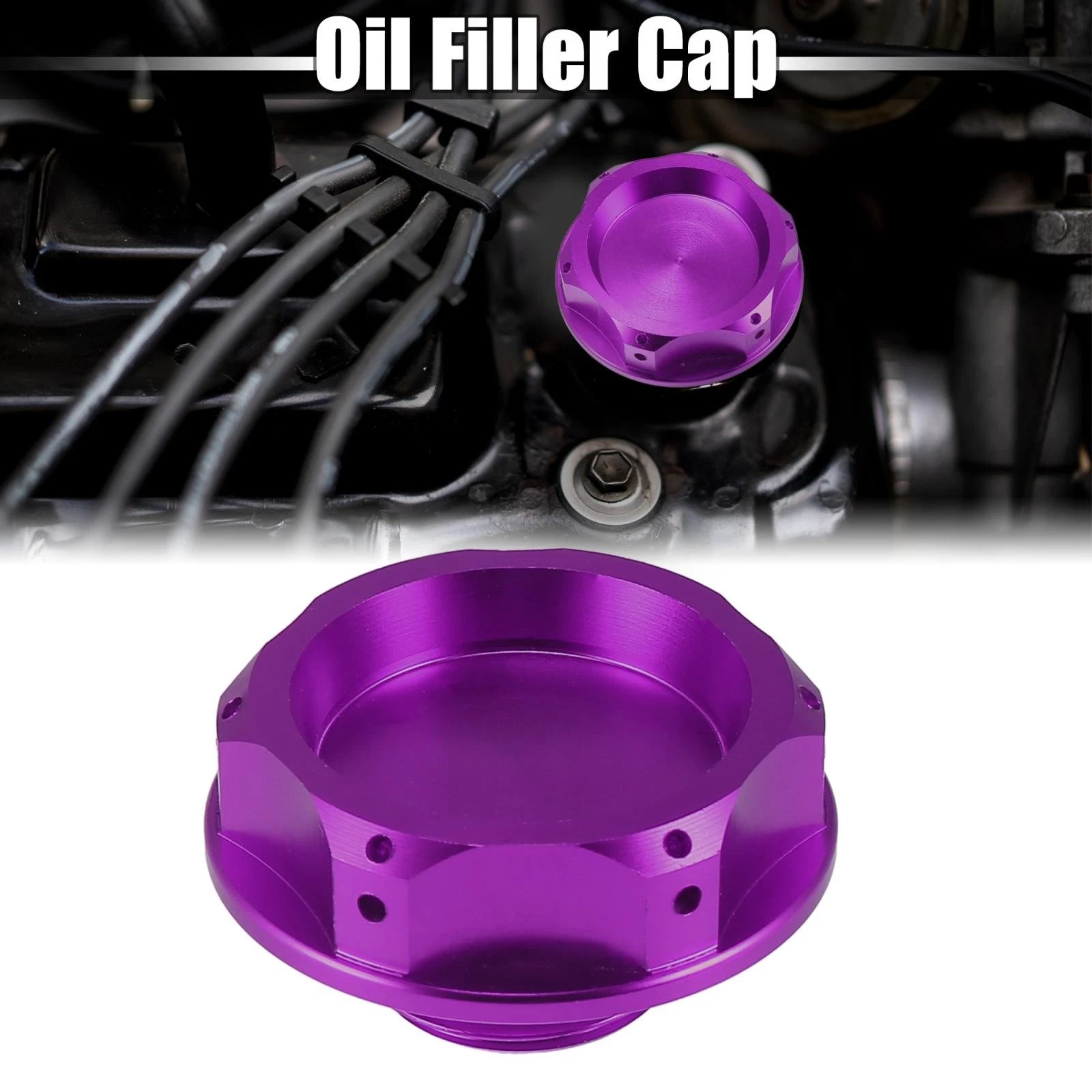 Gas Engine Oil Filler Cap Plug Cover for Subaru Impreza, Outback, Legacy (1993–2023)