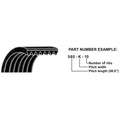 A-375K8-AI Micro-Rib V-Belt for