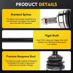 Front Passenger CV Axle for Honda Odyssey (2007–2010) FWD