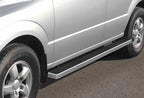 4" Silver Running Boards for Kia Sorento (2003–2010)