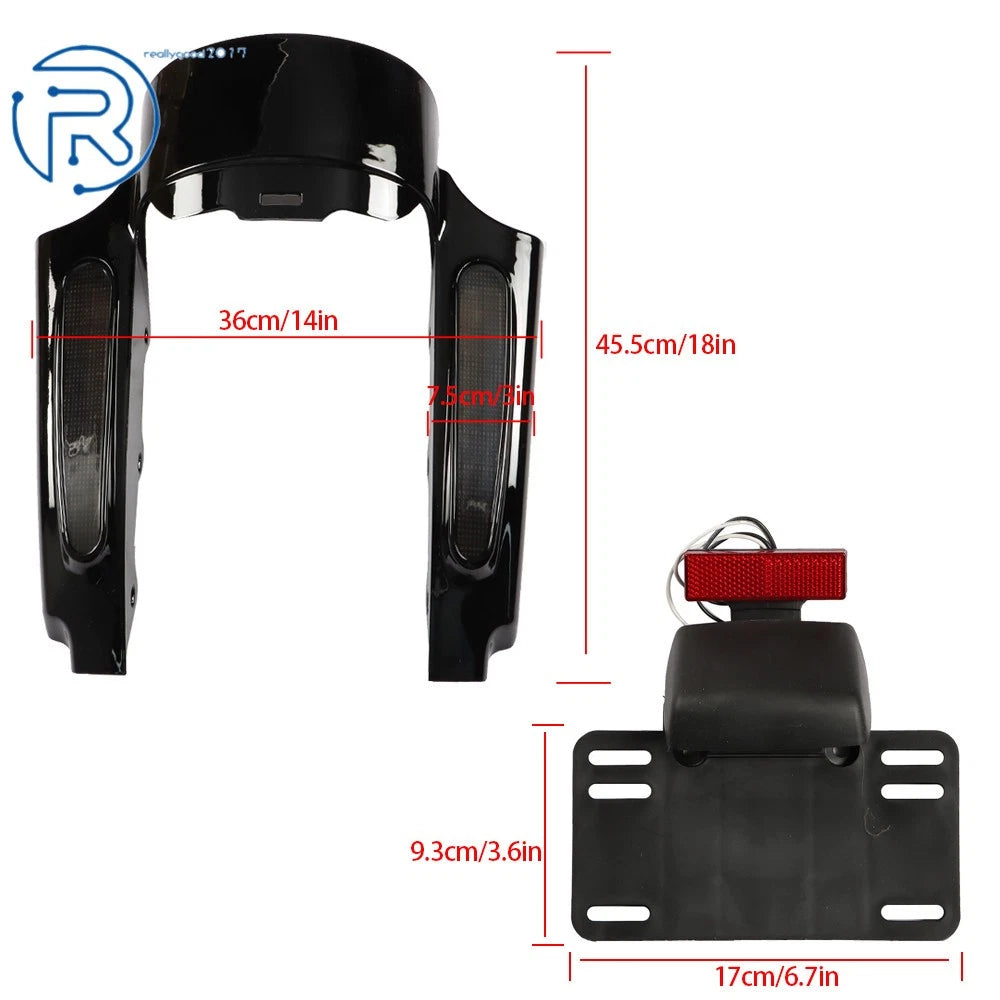 Rear Fender Fascia with LED Light for Touring (2009–2013)