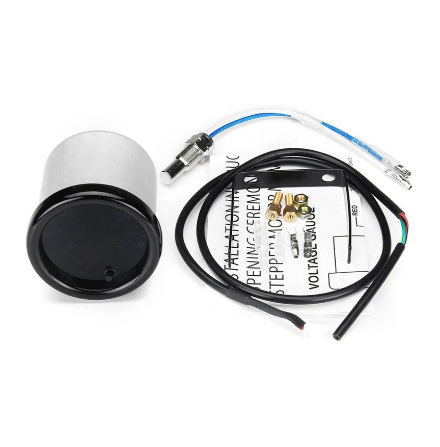 2" 52mm 7 Colors LED Water Coolant Temperature Gauge for Universal Car