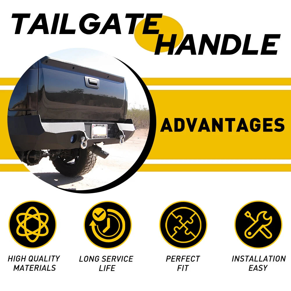 Tailgate Handle Bezel for Chevrolet Silverado GMC Sierra (2007-2014)