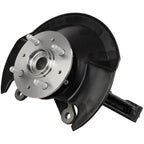 2X Front Wheel Hub Bearing & Steering Knuckle for Honda Civic (2001–2002)