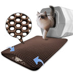 Cat Litter Mat Double Layer Trapper Pad for Universal Use (30" x 40")