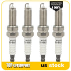 Set of 4 Iridium Platinum Spark Plugs for Alfa Romeo Giulia (2017–2024)