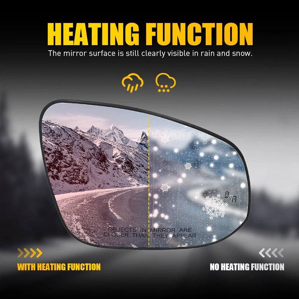 Heated Blind Spot Mirror Glass for Toyota RAV4 Hybrid (2019–2024)