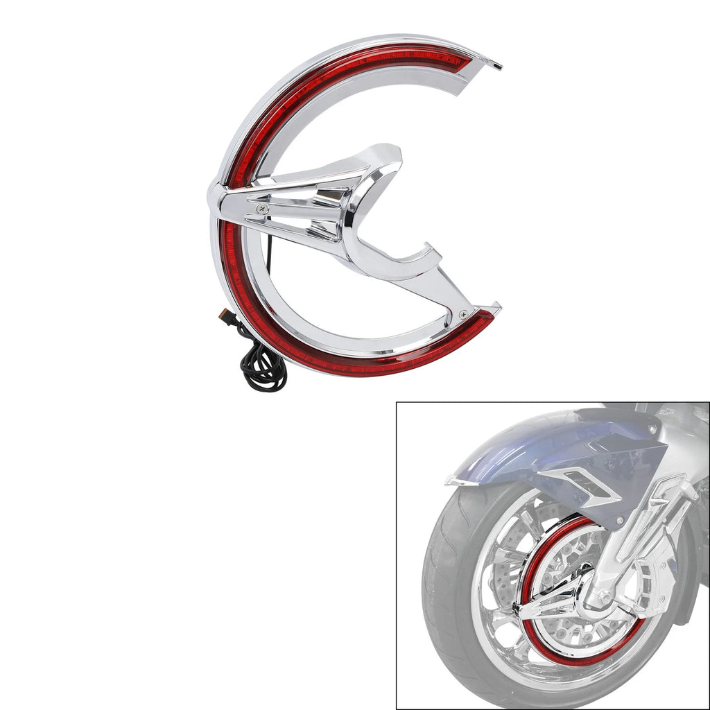 Brake Rotor Covers with LED Ring for Honda Goldwing 1800 GL1800 (2018–2025)