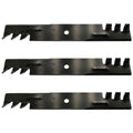 3X Toothed Mower Blades for John Deere (Replaces PL4206)