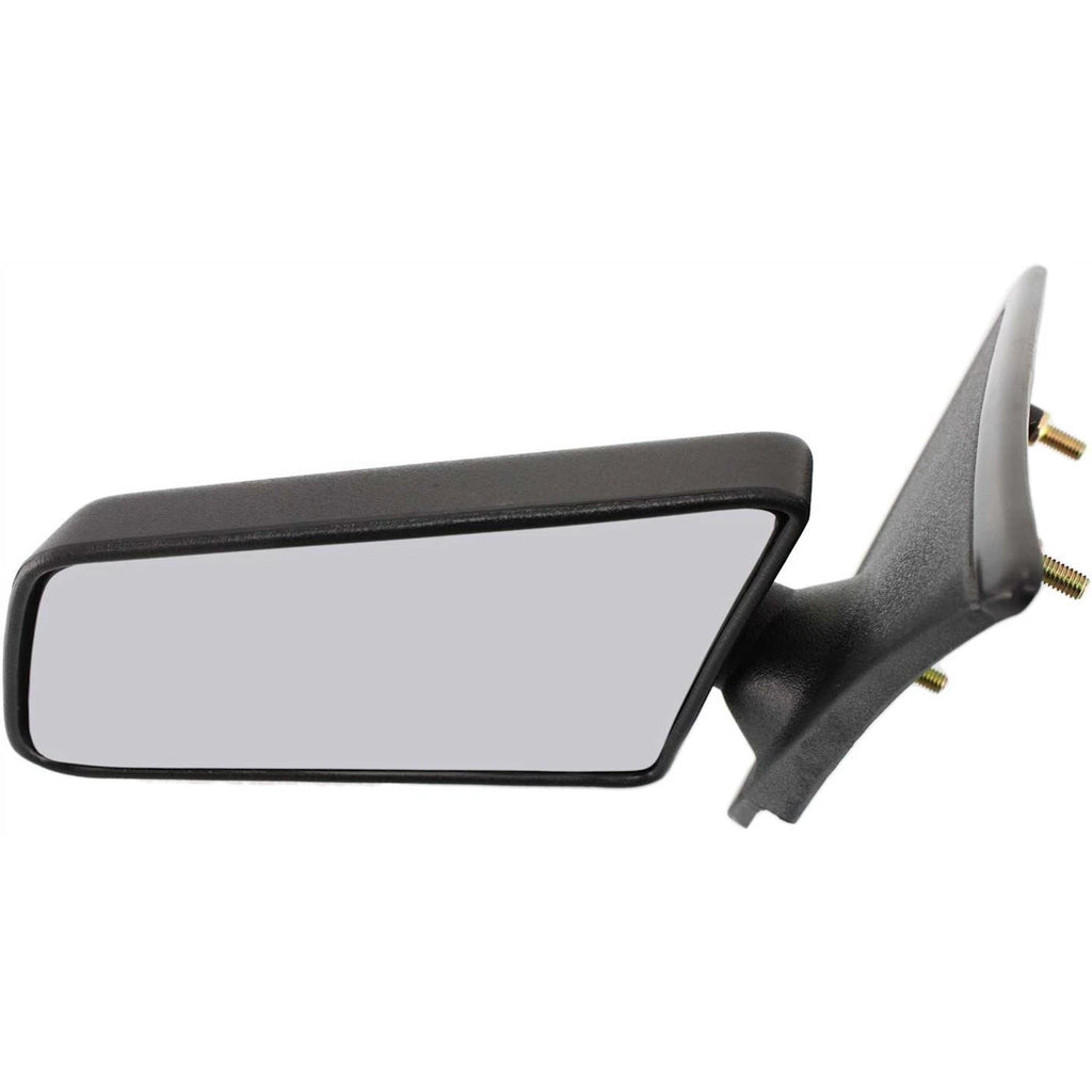 Left Manual Fold Mirror for Chevrolet S10 (1994–2004) Textured Black