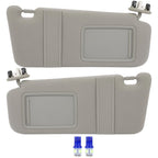Set of 2 Gray Sun Visors with Sunroof for Toyota Camry (2007–2011)