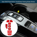 Gear Shift Panel Button Handbrake Sticker for Hyundai Tucson (2016–2023)