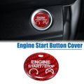 Engine Start Button Cover Trim for Ford Mustang (2015–2019) Red 724117606763