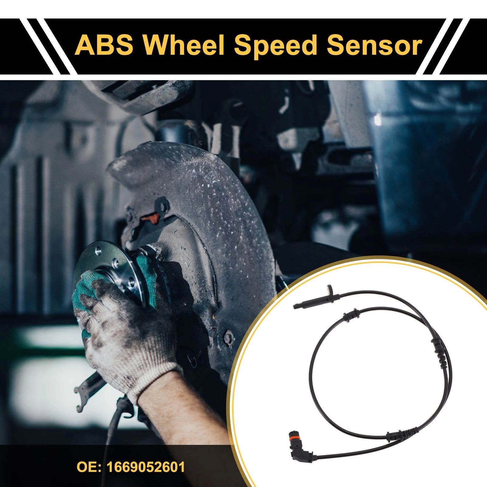ABS Wheel Speed Sensor No. 1669052601 for Mercedes-Benz GLE63 (2016–2023)