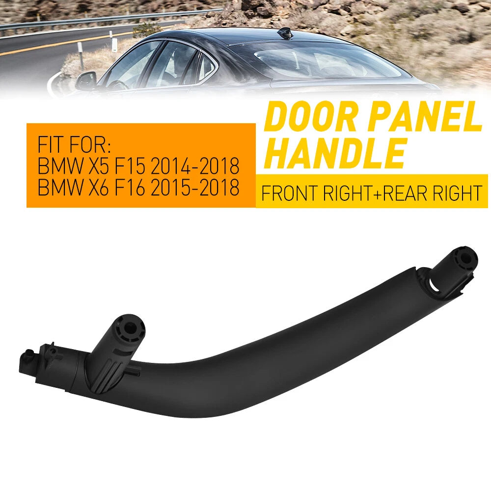 Passenger Right Inner Door Handle for BMW X5 X6 (2014–2018) Black