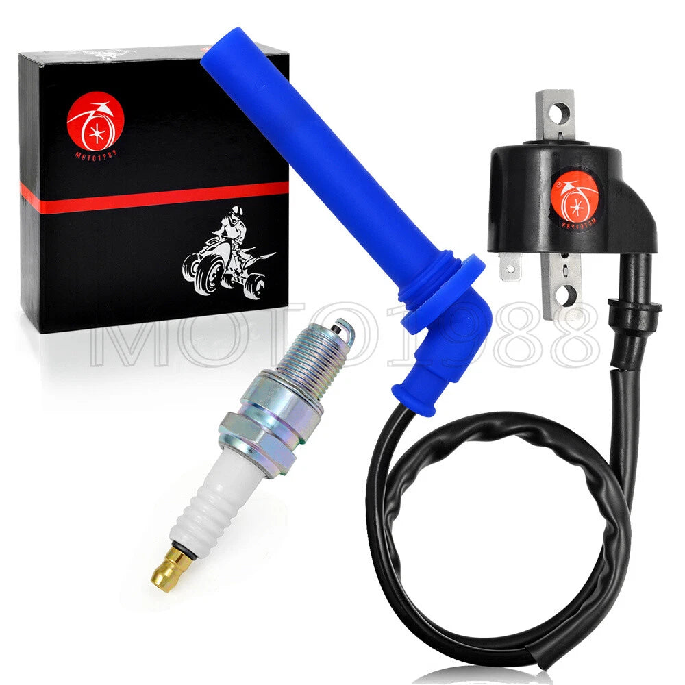 Ignition Coil & Spark Plug for Polaris Predator 500 (2003-2007)