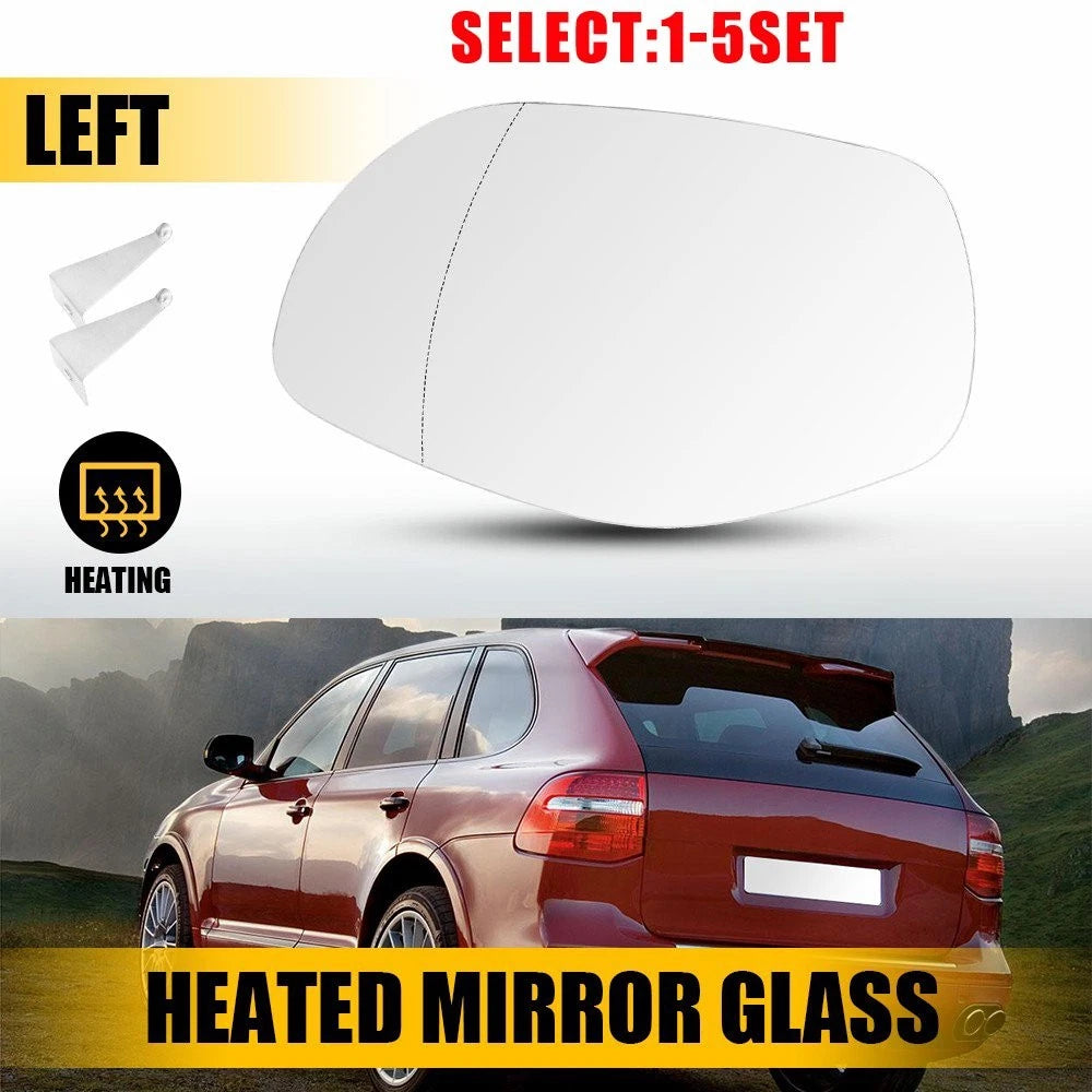 Heated Mirror Glass Left Driver Side for Porsche Cayenne (2008–2010)