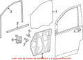 Genuine OEM Front Driver Left Window Motor 447906350064 for Mercedes-Benz