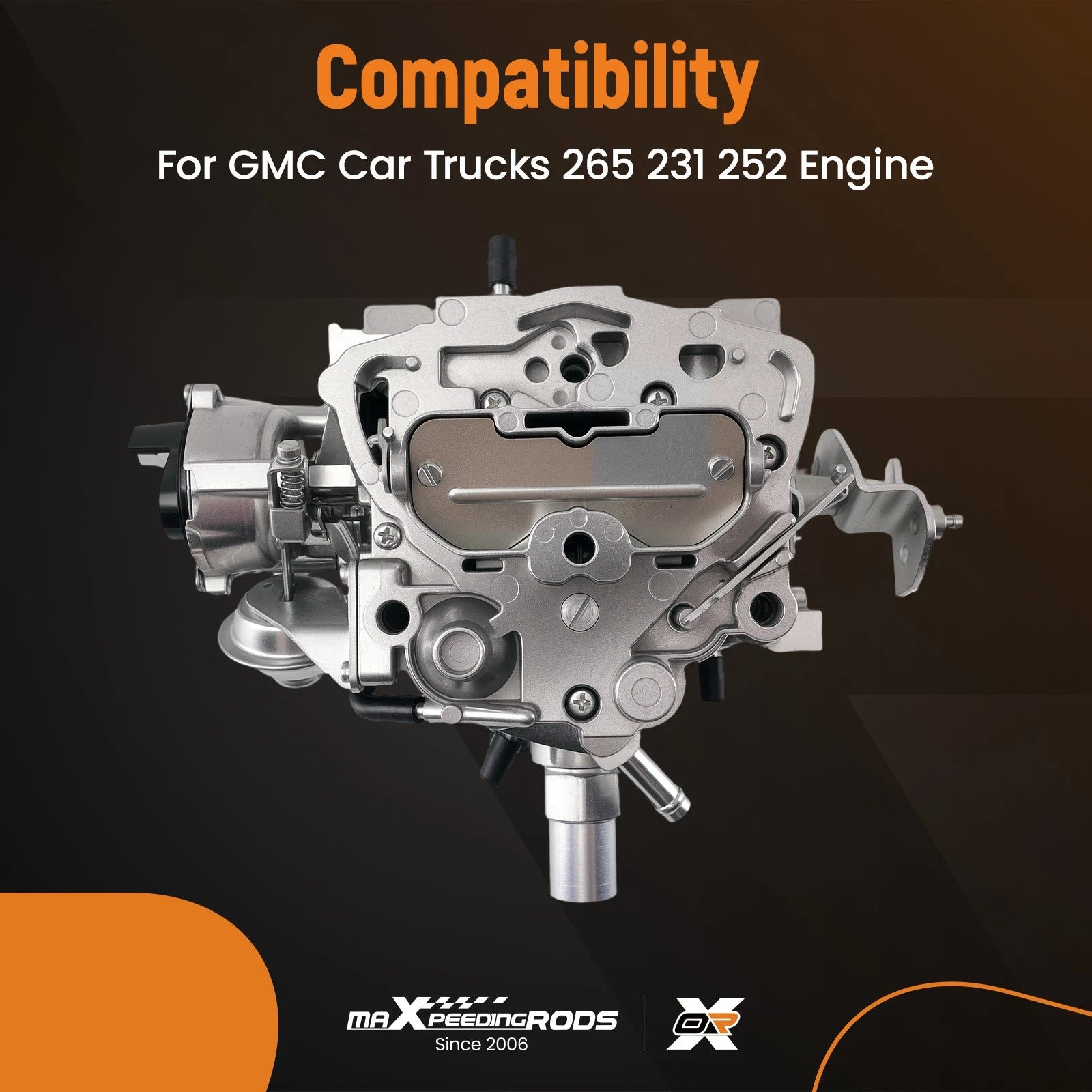 2bbl Carburetor for GMC Car Trucks V6 (1960–1980)