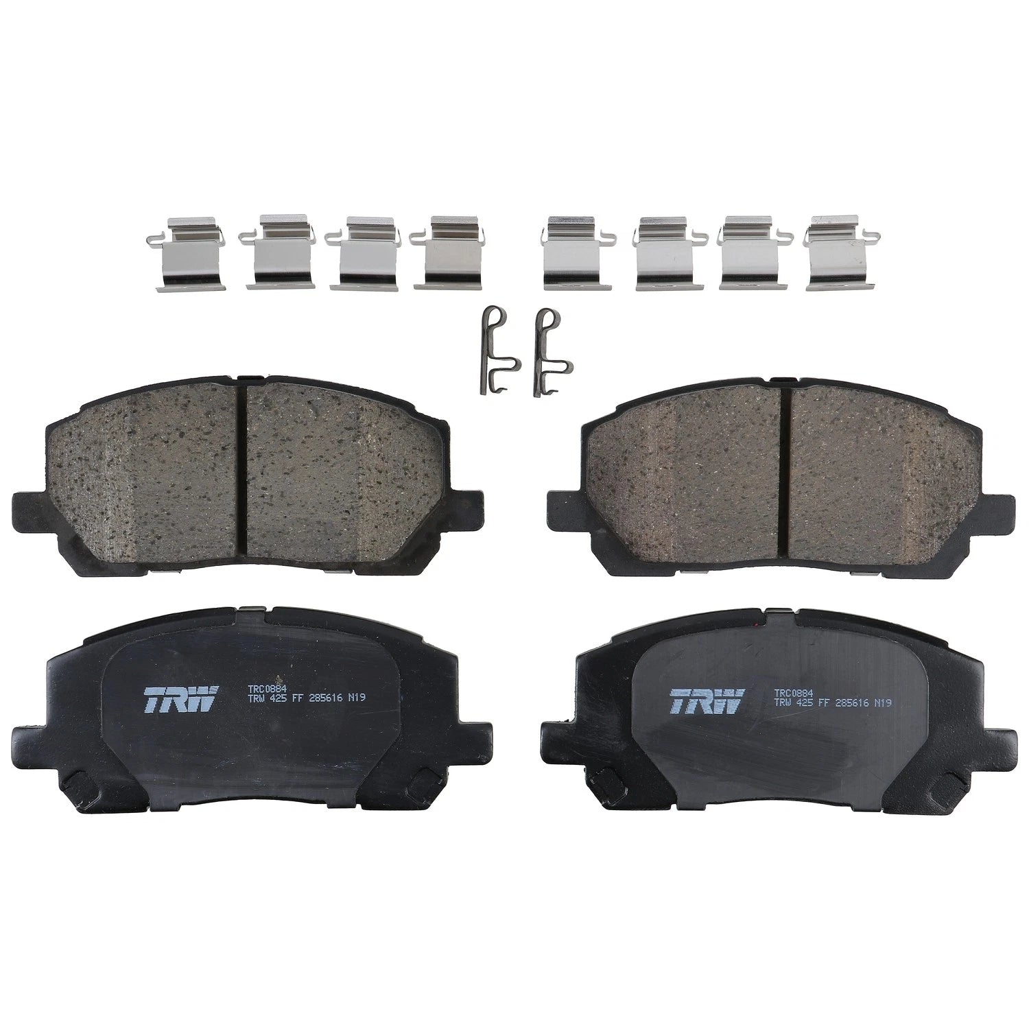 Set of 4 Disc Brake Pads for Toyota Highlander (2001–2007)