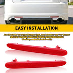 Set of 2 Rear Bumper Reflectors for Honda Accord Euro CL7 CL9 (2004–2008)