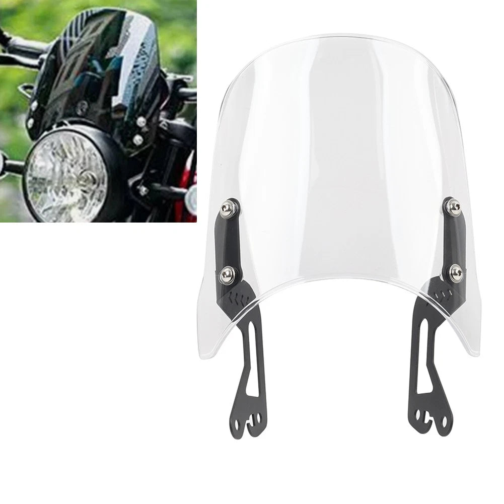 Clear Windshield Wind Screen for Hunter 350 (2022–2024)