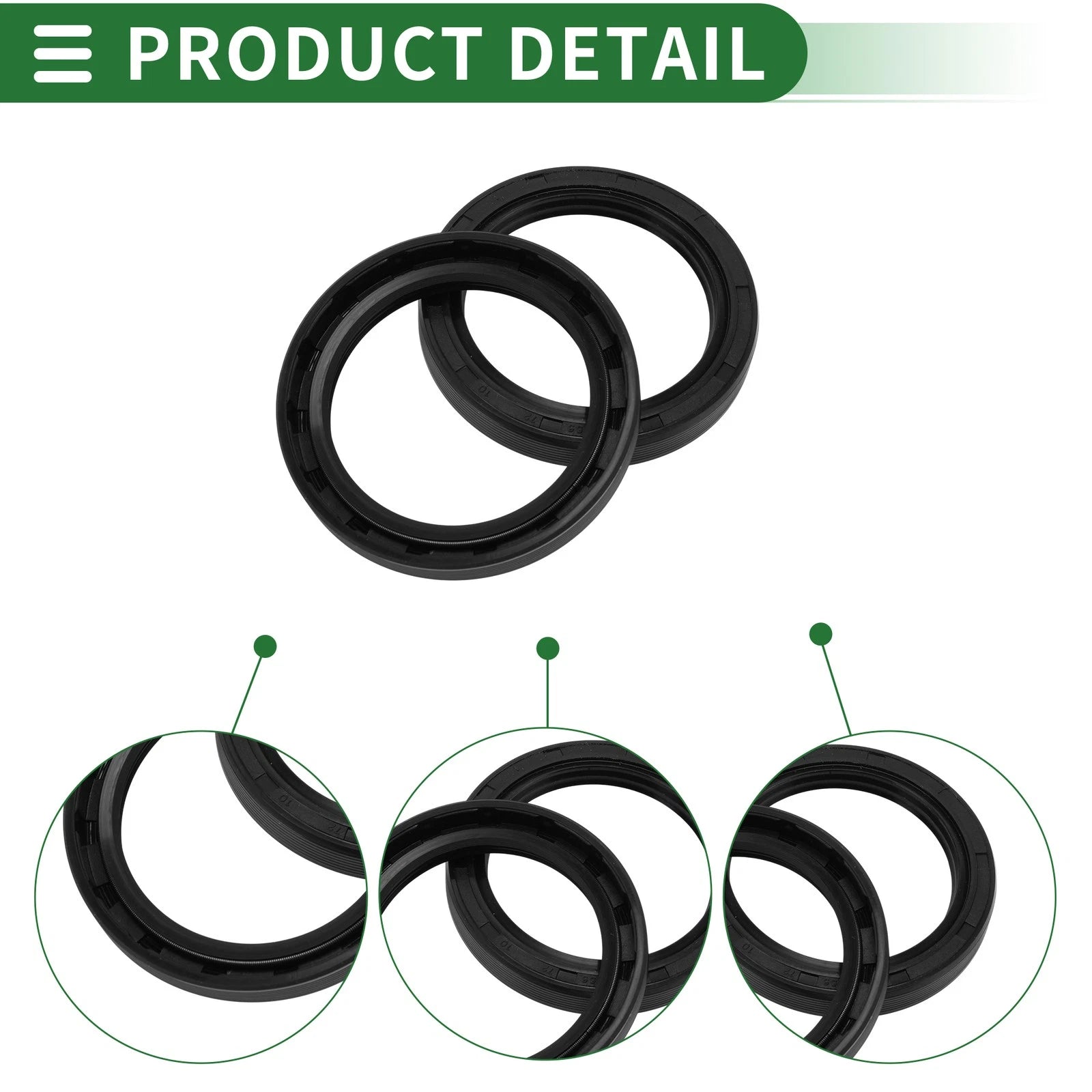 Oil Seal   - NBR Rubber 55x72x10mm