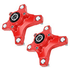 Front Red Wheel Hubs for Honda TRX250X (2009–2020), TRX400X (2009, 2012–2014)