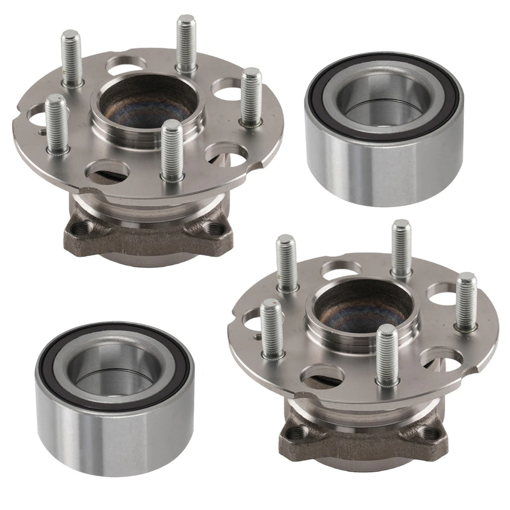 Set of 4 Wheel Bearing Assemblies for Honda CR-V FWD (2012–2016)