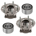 Set of 4 Wheel Bearing Assemblies for Honda CR-V FWD (2012–2016)