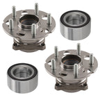 Set of 4 Wheel Bearing Assemblies for Honda CR-V FWD (2012–2016)