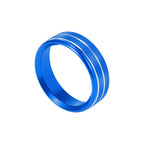 Set of 4 Air Conditioner Knob Ring Covers for Ford F150 XLT (2015–2019) Blue 782685393584