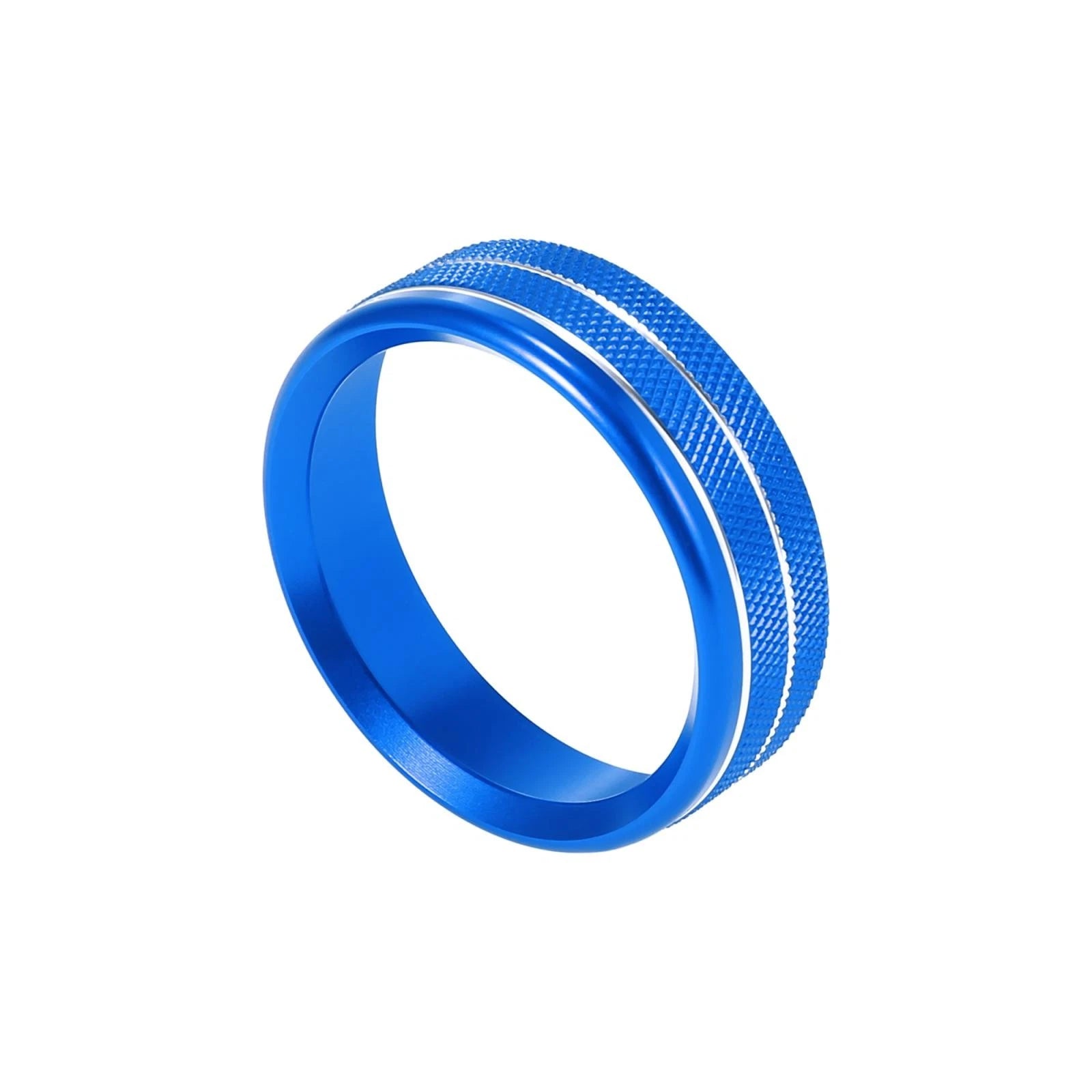 Set of 4 Air Conditioner Knob Ring Covers for Ford F150 XLT (2015–2019) Blue 782685393584