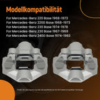 Brake Caliper Set for Mercedes-Benz 280/300D (1973–1985) 2 Piston
