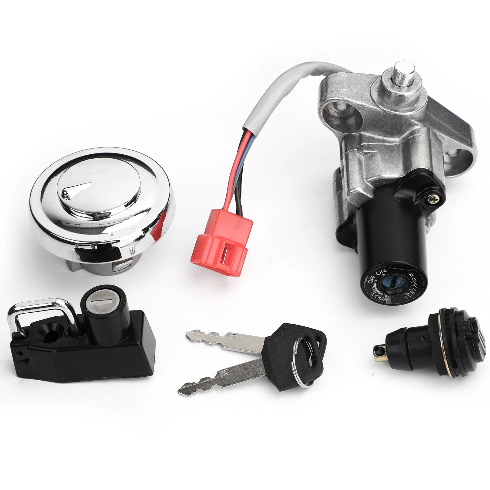 Ignition Switch Lock Set for Yamaha V Star XVS (2000–2019)