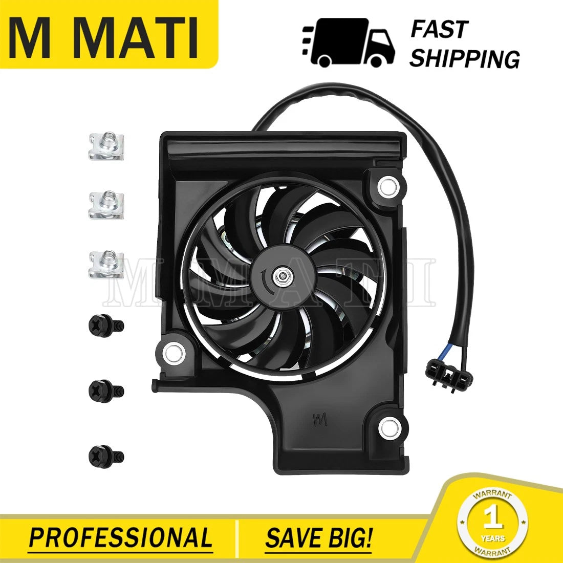 Radiator Fan B3J-E24E0-V0-00 for Yamaha YZ250FX YZ450FX WR250F WR450F (2019–2024)
