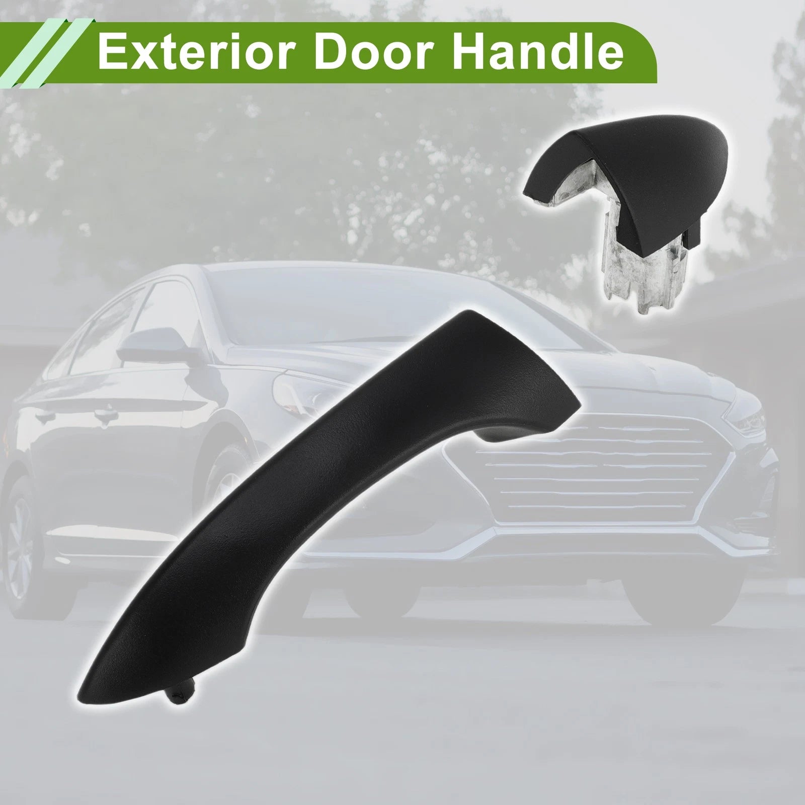 Exterior Door Handle for BMW X5 E53 (2000–2006) 51218243618 Black Front Right