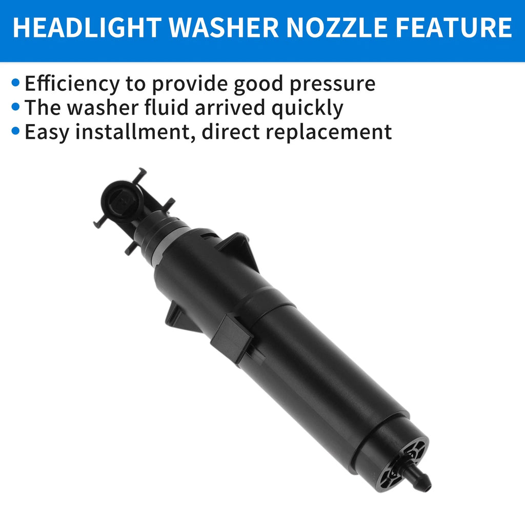 Right Driver Side Headlight Washer Nozzle for BMW X5 (2014–2017) No.61677292658
