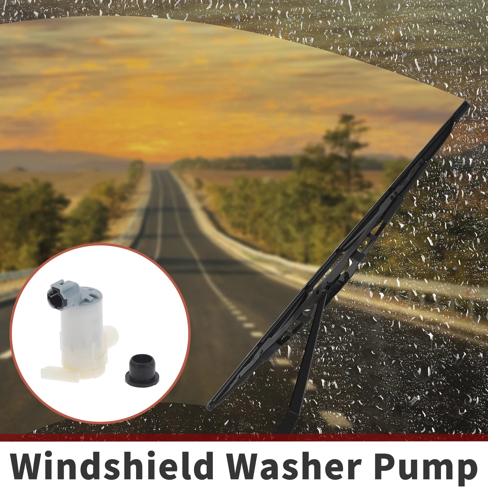 Windshield Washer Pump w/Grommet for Nissan (No. 289203Z000)